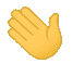 Waving hand
